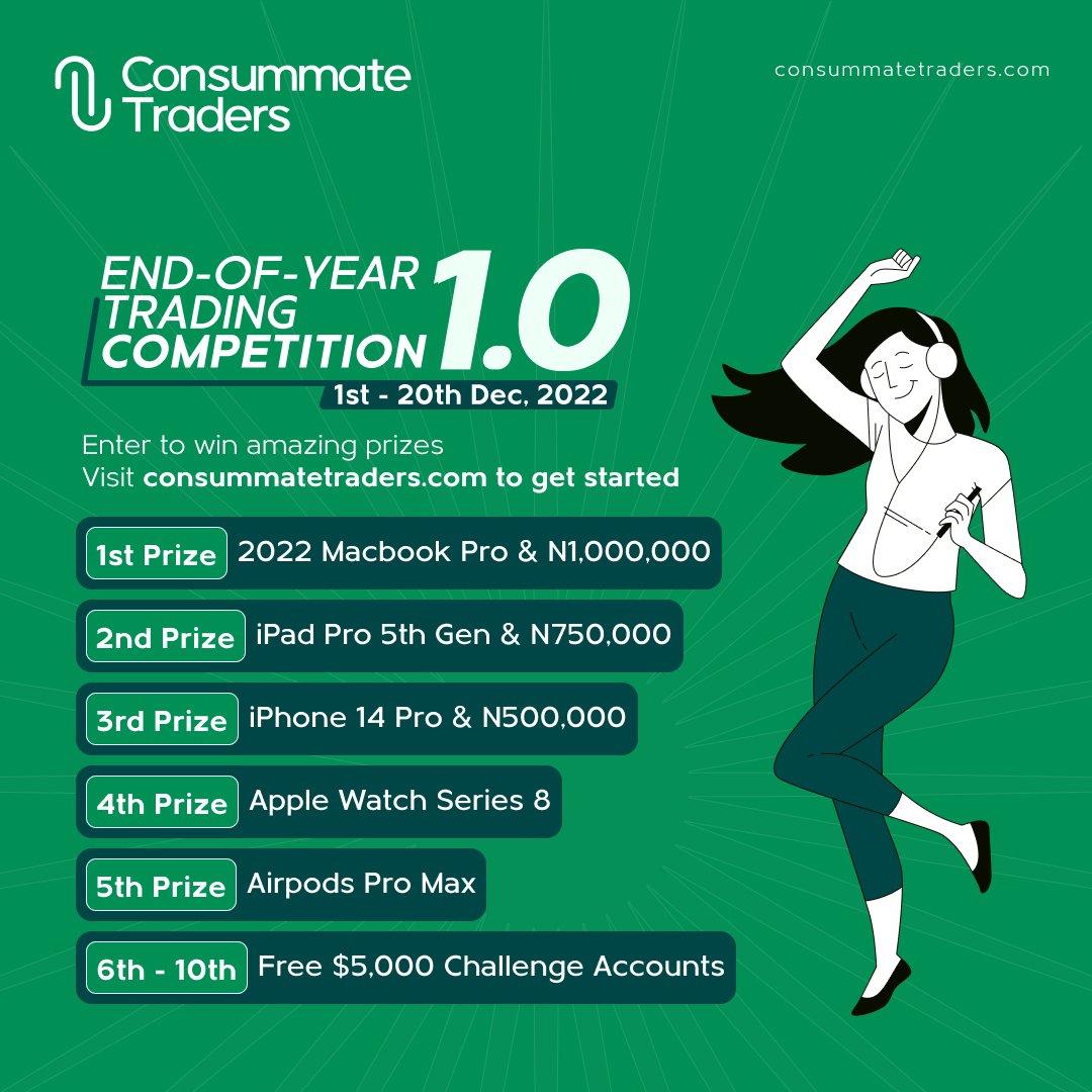 TRAPBOYBT's tweet photo. Its that time of the year again 💃#JoinFreeTradingCompetition that started today ✅ . Click the client area if you already have an account with Consummate trader and sign in to your account to get started 🔥 🔥 

Visit 👇 for more info;
https://t.co/4s5wPOY9CH https://t.co/rrR75ATqdq