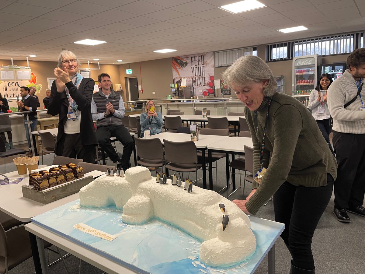 Happy #AntarcticaDay! Today we celebrated our 60th anniversary with a lovely slice of cake 🎂

Take a look back at 60 years of the British Antarctic Survey: bas.ac.uk/media-post/bri…