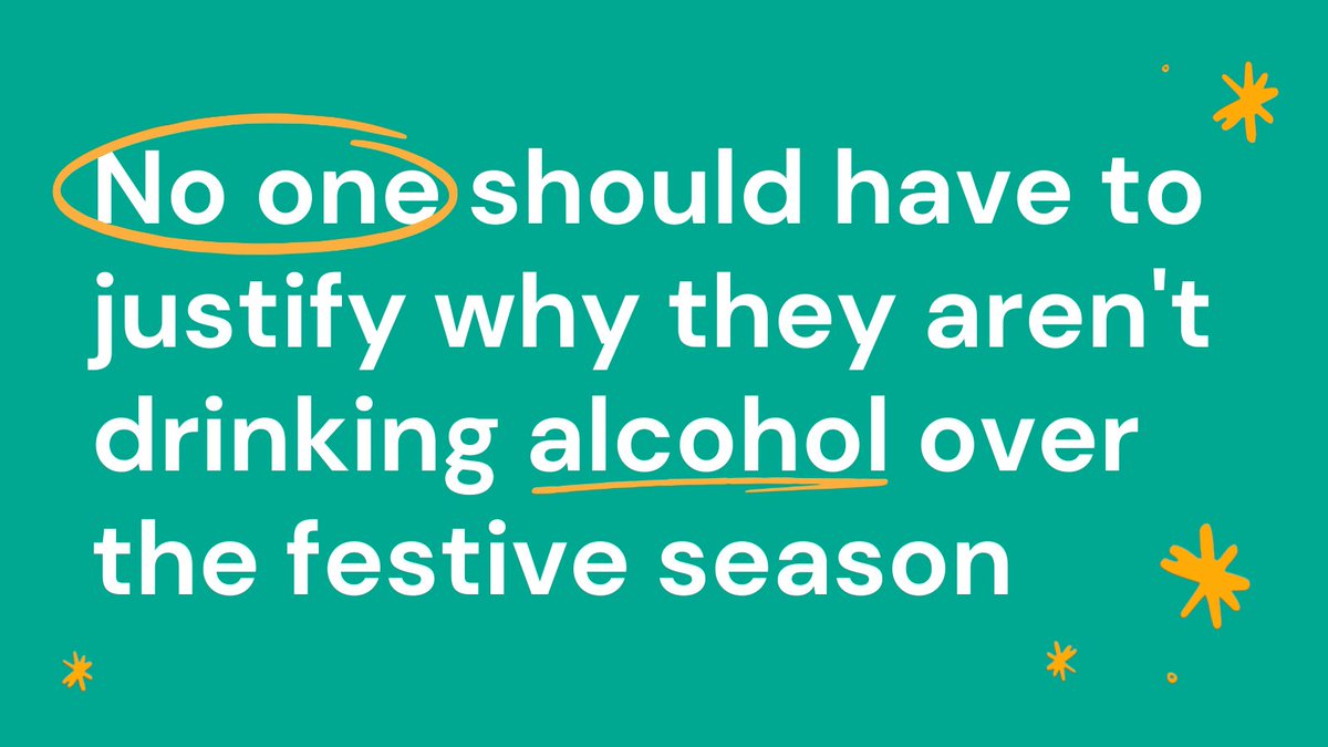 A reminder to everyone that whilst there is a big focus on drinking alcohol at this time of year, there are people who don't want to.

And that's okay.

Let's try to be #mindful of this over the #festiveseason 🎄
