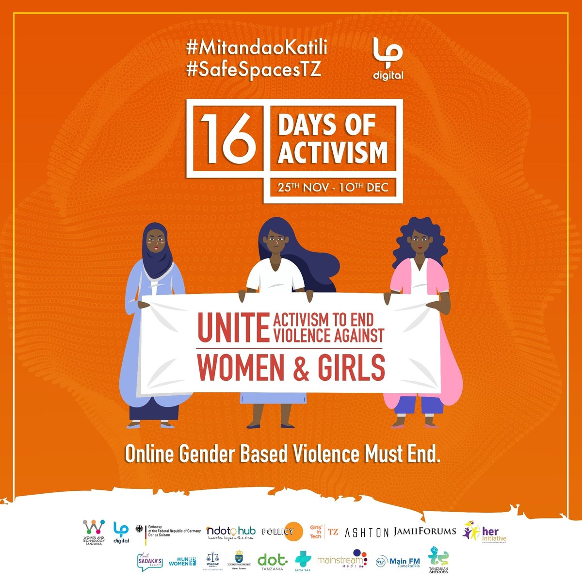 Unaoofanyiwa vitendo viovu usiache kupaza sauti na kuripoti pia kwa mamlaka husika ili sheria ifuate mkondo wake. 

Tunahitaji kuweka mazingira salama ya matumizi ya mtandao kwa watu wote. #SafeSpacesTz #MtandaoKatili #DigitalRightsTz #16Days