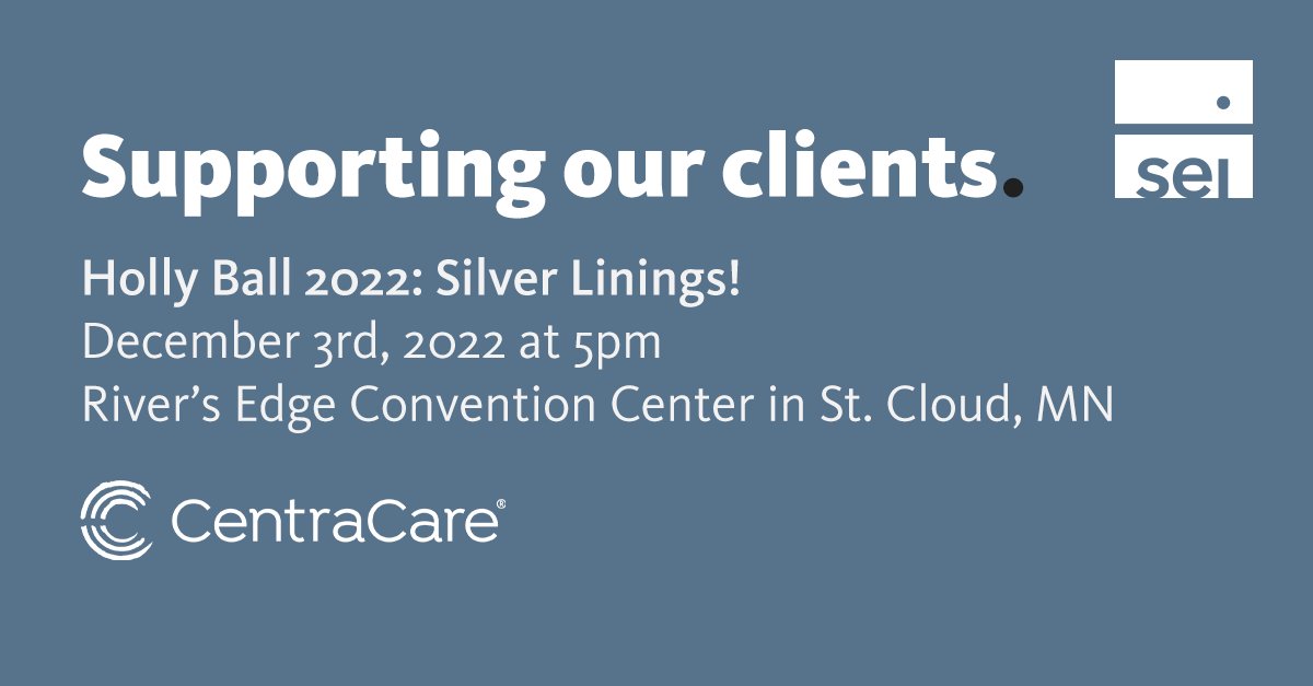 It’s not always easy to see the silver lining. What if people are the silver lining? Be the silver lining and join <a href="/centracare_mn/">CentraCare</a> for this year’s Holly Ball! Over 47 years, they’ve raised over $11 million benefiting patient needs and every donation helps. centracare.com/foundation/eve…