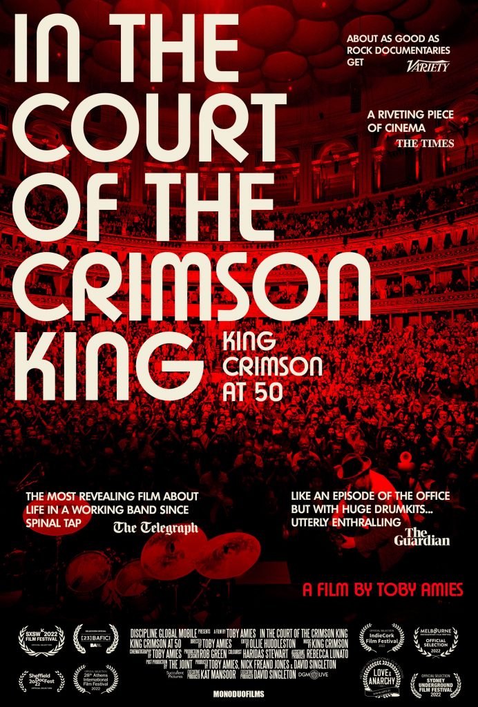 Oggi, domenica #4Dicembre, in proiezione al #CineDetour

🎬 h. 17:30 "In The Court Of The Crimson King"
(v.o. inglese sott. italiano)

Pre-tesseramento e prenotazione online 🎟 cinedetour.it