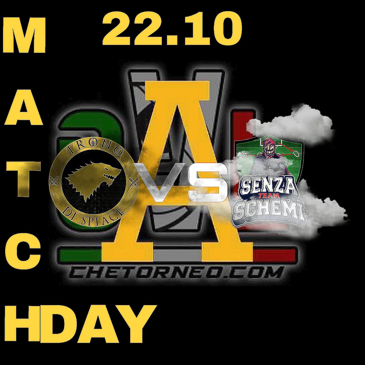 Trono Di Spiace (@tspiace) on Twitter photo ๐๏ธGIORNATA DI CAMPIONATO๐๏ธ
๐| <a href="/CVL_ITALY/">CheTorneo Virtual League #ProClub #NoProfit</a>
๐| @ISENZASCHEMI 22.10
<a href="/KickOff_ProClub/">Kick-Off</a> <a href="/proclubfamily/">proclubfamily</a> <a href="/HouseOfProClub/">H๐ ๐ฆ๐ค๐ ๐๐ P๐ฃ๐ C๐๐ฆ๐</a> <a href="/tanadelproclub/">La Tana del ProClub</a> <a href="/ProClubRTutto/">RTutto ๐</a> <a href="/RTAllProClub/">RETWEET ALL PROCLUB</a> ๐๏ธGIORNATA DI CAMPIONATO๐๏ธ
๐| <a href="/CVL_ITALY/">CheTorneo Virtual League #ProClub #NoProfit</a>
๐| @ISENZASCHEMI 22.10
<a href="/KickOff_ProClub/">Kick-Off</a> <a href="/proclubfamily/">proclubfamily</a> <a href="/HouseOfProClub/">H๐ ๐ฆ๐ค๐ ๐๐ P๐ฃ๐ C๐๐ฆ๐</a> <a href="/tanadelproclub/">La Tana del ProClub</a> <a href="/ProClubRTutto/">RTutto ๐</a> <a href="/RTAllProClub/">RETWEET ALL PROCLUB</a>