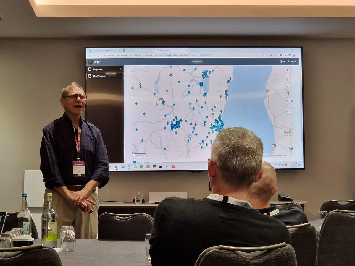 Using the power of spatial functions in the Oracle Database for #MachineLearning, advanced analytics, and map visualization in #orclapex - @JimTheWhyGuy at #UKOUGBreakthrough22