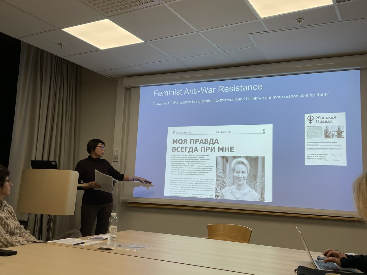 kirillp19's tweet photo. #FeministAntiwarResistance at the #CBEES Annual Conference 2022
@femagainstwar https://t.co/oKq7H5AHQs