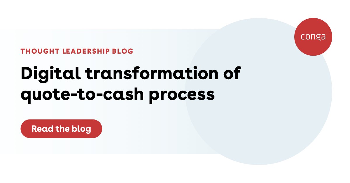 Marc Flaum shared about the importance of digital transformation in the quote-to-cash process. Hear his advice on delivering value through digital transformation and more. Read now: okt.to/Em4Qup
#digitaltransformaton #revenuecyclemanagement