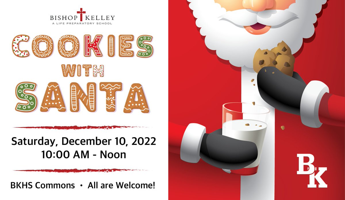 Bishop Kelley wants to say "Merry Christmas" and invite families with younger children to join us for a visit with Santa! Sat 12/10 from 10-noon in The Commons. All are invited to attend and we ask that you RSVP here: docs.google.com/forms/d/e/1FAI…