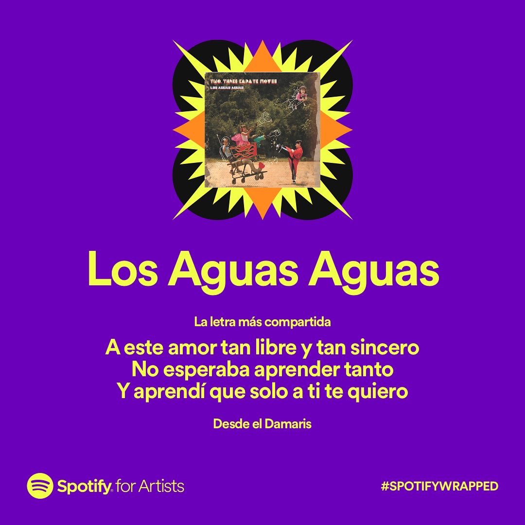 nosomoslosaguas's tweet photo. ¡Que gran año 💓🎧gracias a todos ustedes! #spotifywrapped #spotifywrapped2022 #mi2022enspotify #damaris https://t.co/bt9HouCy3u