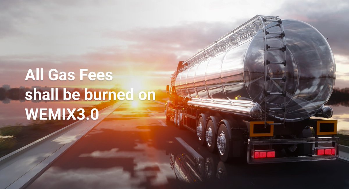 WemixNetwork's tweet photo. All gas fees shall be burned on WEMIX 3.0
Firstly introducing the #implementation of WEMIX3.0 #gas #fee #burn.
We will burn all additionally accumulated gas fees through periodic transfers
Details 👇
https://t.co/qU360OKPUi
#WEMIX #Roadmap #Phase1 #BurnPolicy
#Blockchain https://t.co/9FWmeaIAH9