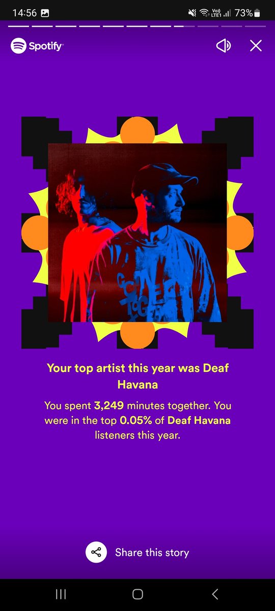 staceeytaylor's tweet photo. @deafhavana @SpotifyUK Our little one used to kick every time we played kids! https://t.co/9awL9T8OUm