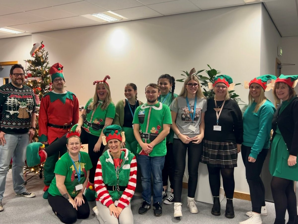 Elf Day is here! 🍬🧝

Today, people across the UK will be dressing up as elves to raise money and awareness for <a href="/alzheimerssoc/">Alzheimer's Society</a>, and here at SAS we're joining in the elf-tastic fun! 

If you'd like to donate, you can do so via the link here 
👉 shorturl.at/flFS8 #ElfDay