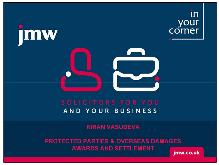 Thanks to my <a href="/jmwsolicitors/">JMW Solicitors</a> colleague Kiran for rounding up an excellent day of presentations for <a href="/APIL/">APIL</a>'s accident abroad conference #APILAA22. Now to continue the discussions and catch up over a drink!