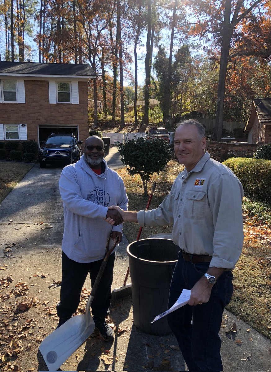 Canvassing Augusta, Georgia: Raphael Warnock for U.S. Senate. “Vote like your future depends on it because it does!”