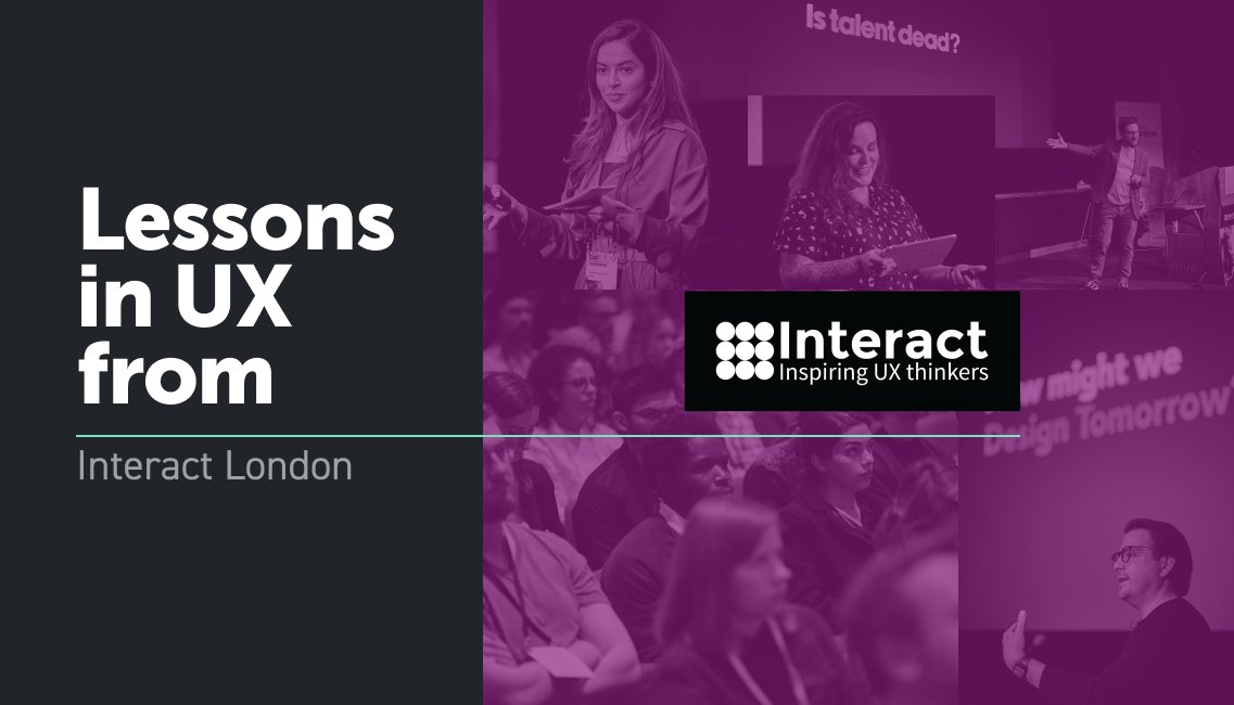 we_are_Nomensa's tweet photo. In our latest blog post, Principal Content Designer Lauren Ellis sets out her favourite reflections and lessons from @Interact_Conf, London's best UX Design conference ⬇️
https://t.co/MOoyYjQUhZ
#UX #UXDesign #UXBlog #Design #UXEvents #Ai #InteractLDN https://t.co/44FiEsNK96