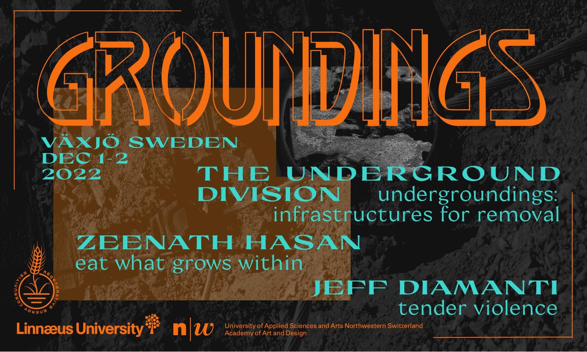lnuccon's tweet photo. Today &amp; tomorrow in Växjö! 

At the nexus of energy and agriculture, #Groundings gathers a community of researchers, practitioners, and organisers in Växjö to ask what it means to ground our modes of study in collective struggle. 

More info ➡️ https://t.co/TwoXuyIDsu https://t.co/GFPVJD8m9l