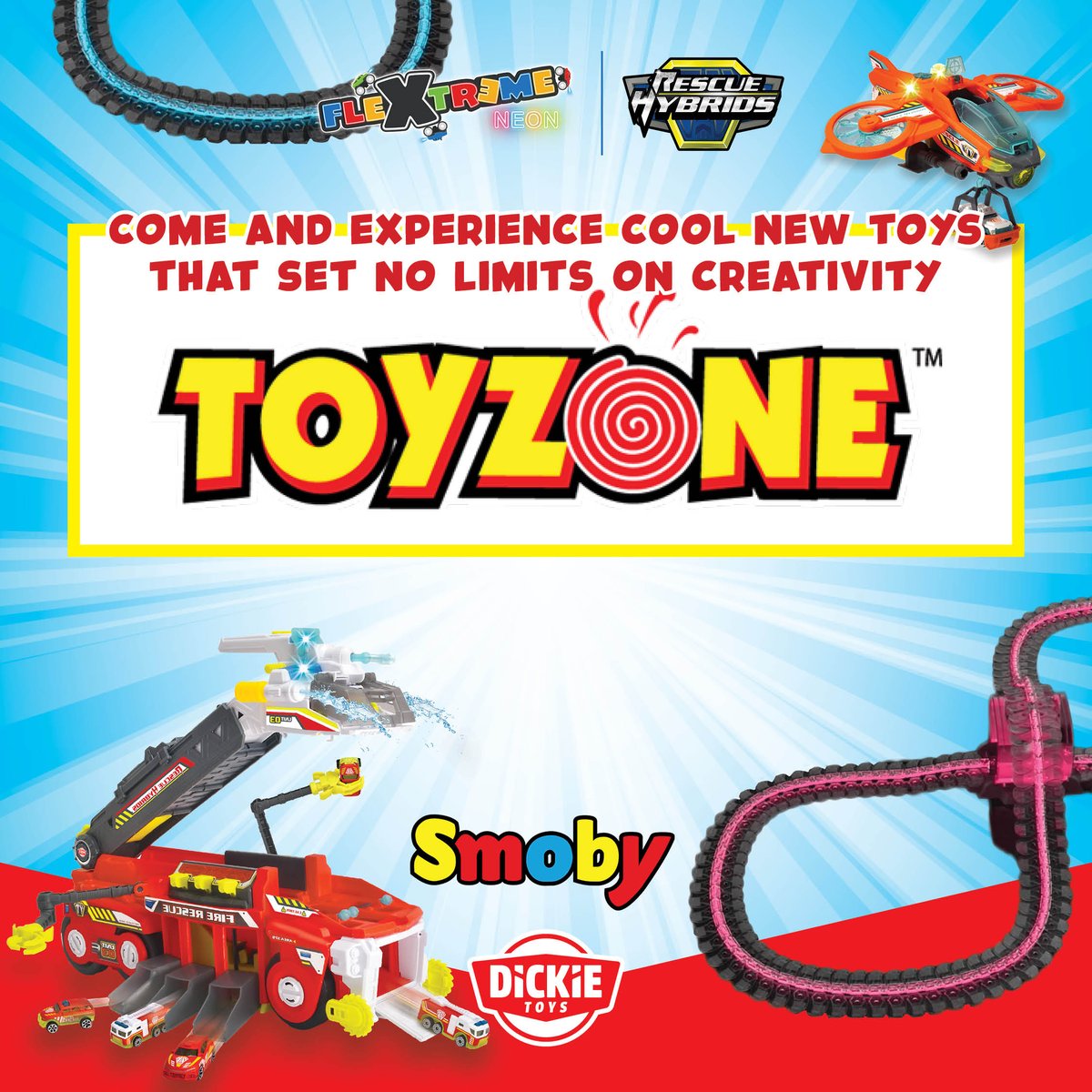 ToyZoneZoink's tweet photo. Come & see what’s happening at our Cedar Square store this weekend🙌
We have cool, fun activations just for you.
Swipe to see when the activations will be at your nearest ToyZone store!
See you there.
#ToyZone #Zoink #Smoby #Dickie #Fun https://t.co/fpVrZ0SaXq