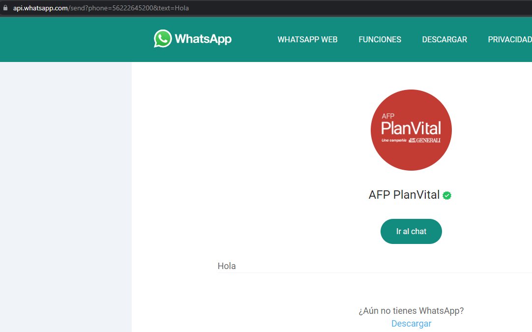 v_chacin_c's tweet photo. @planvitalafp Necesito hablar con alguien y no puedo llamar y esto me aparecer al tratar de usar el link para escribir al whatsapp... https://t.co/aRI2aiNc3L