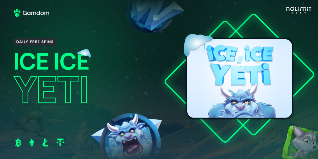 gamdom's tweet photo. Let's kick-off the Xmas 🔔🔔🔔!!!

Free spins #Giveaway on this Icy Yeti game by NoLimit City for today! 🧊🥶

---

❄️ Tag a Friend
❄️ Like, Follow &amp; RT
❄️ Comment UserID

----

If you receive a 💚 from us, you'll get Free spins at 18:00 CET! 🤑💸

🔗 https://t.co/iOPgBrSIiZ https://t.co/Wj60pyn9Di