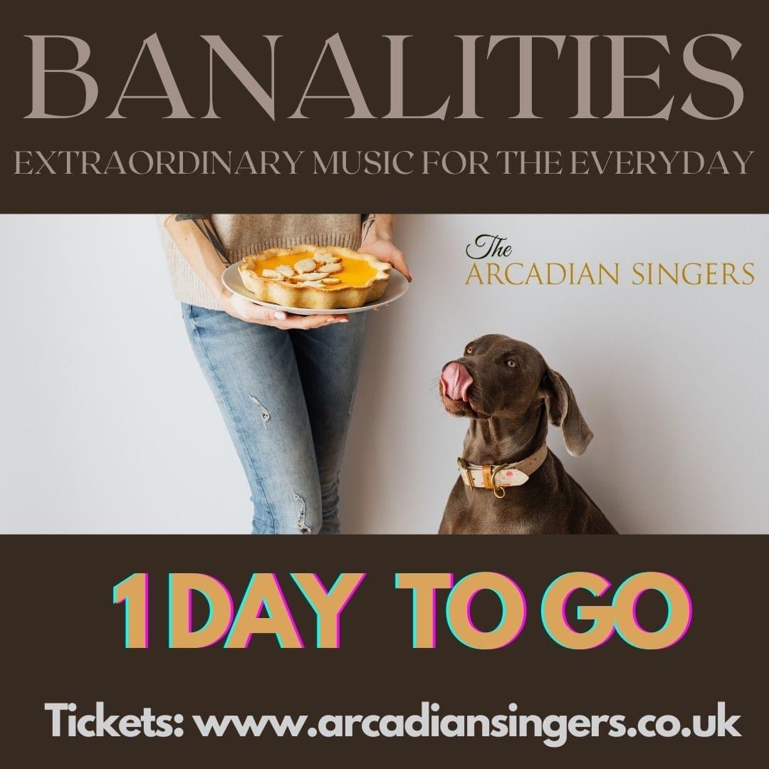 Don’t miss our concert tomorrow!