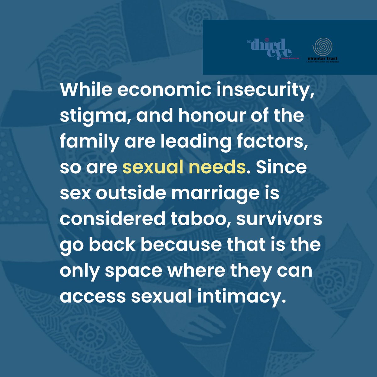 NirantarTrust's tweet photo. #genderbasedviolence #nirantartrust #thethirdeyesocial https://t.co/LZzEjiWzWc