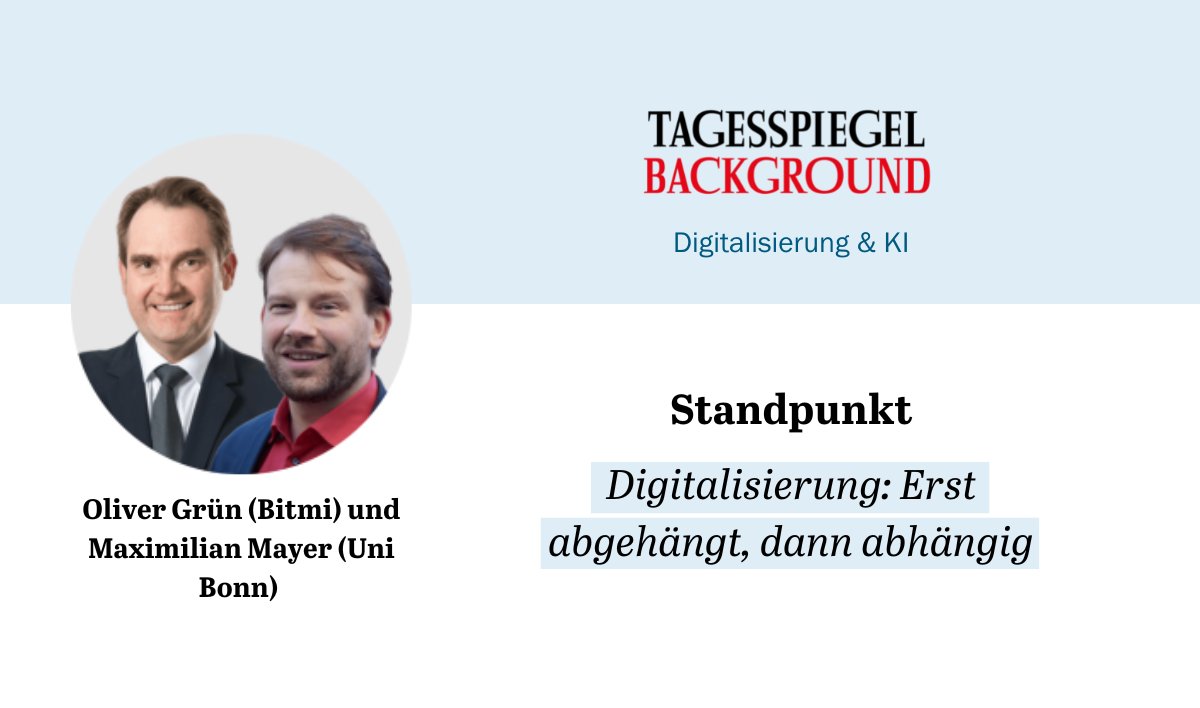 Tagesspiegel Background Digitalisierung & KI tweet media