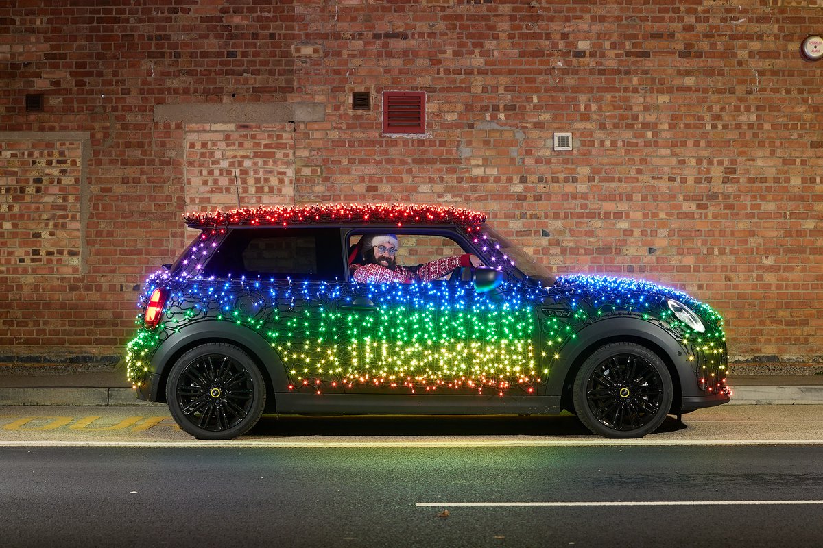 The Festive MINI is back, and <a href="/drivingwithnico/">Driving with Nico</a> is once again bringing joy and positivity to people across the country. ​With a dazzling 3000 lights attached to the car, we’re supporting Nico as he raises money for two charities close to his heart - the <a href="/MSTrust/">MSTrust</a> and <a href="/DuchenneUK/">Duchenne UK</a>.