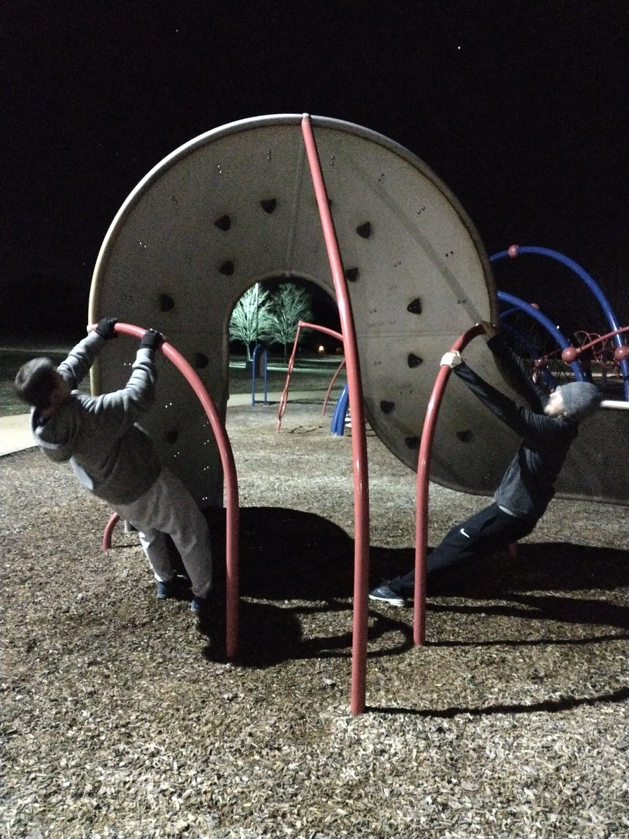 F3_Drone's tweet photo. 7 @F3ClassicCity pax made full use of the Pork Chop Hill playground for a frosty recess beatdown. Swerkins, sprints, rock climbing, a strange spinal cord tunnel - we did it all. https://t.co/EdqNNfAGkV