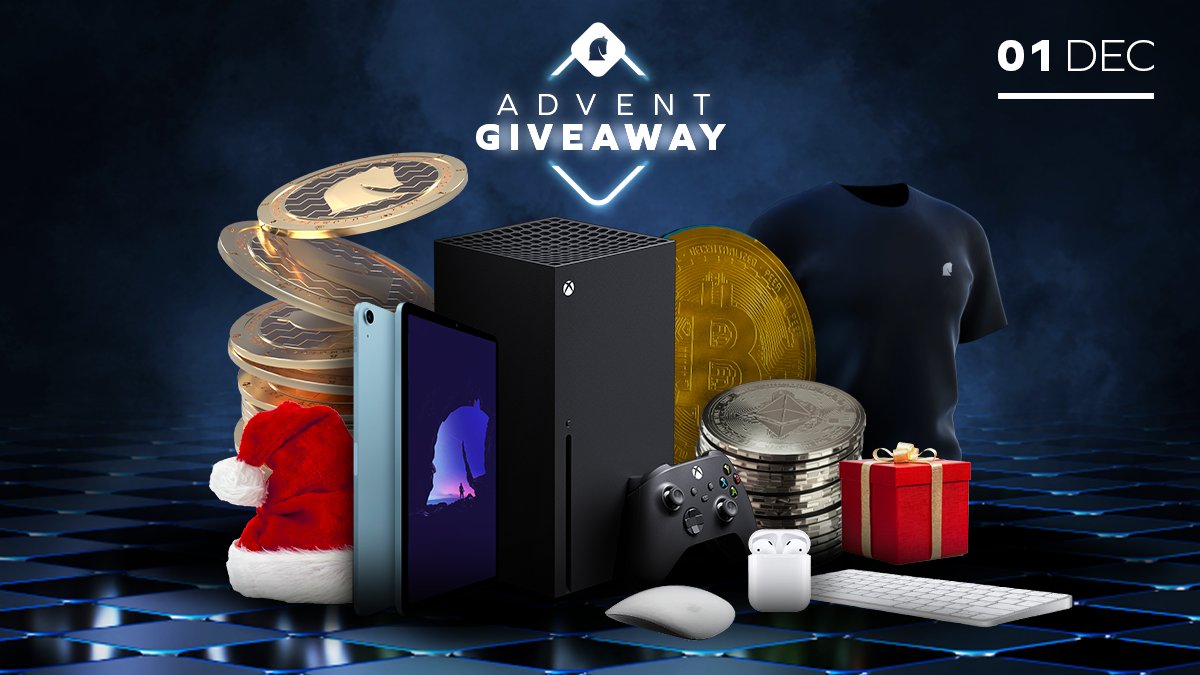 Vancelian_app's tweet image. #Santaiscoming 🎅🏻
#Akters, the time has come to open the first box of our #adventcalendar!
#Giveaway today: a pair of Airpods  + 100 AKTIO coins + an AKTIO Tshirt 🎁

How to play? Subscribe to our Twitter account, RT this tweet and tag 2 friends to invite them!

#aktio #christmas