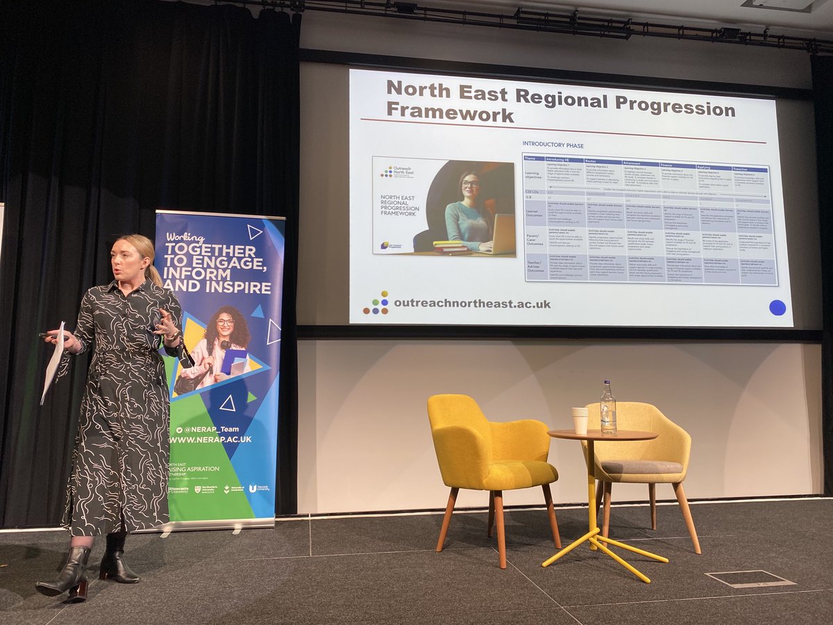 ksmithysmith's tweet photo. Brilliant to hear about how the ⁦@Outreach_NE⁩ framework supports intent and progression activities from Rachel Morrison ⁦@NERAP_Team⁩ https://t.co/1V97cY6Lm4