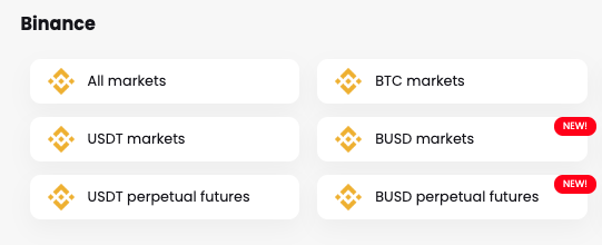 sandwichfinance's tweet photo. Another slight update; spot $BUSD markets were added for #Binance. https://t.co/BOEu4RB8IG