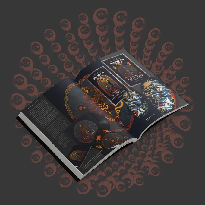 Happy to announce the release of this book 'The Raw Stuff Vol. 2' in which my album art related work is featured together with 25 other amazing artists!  