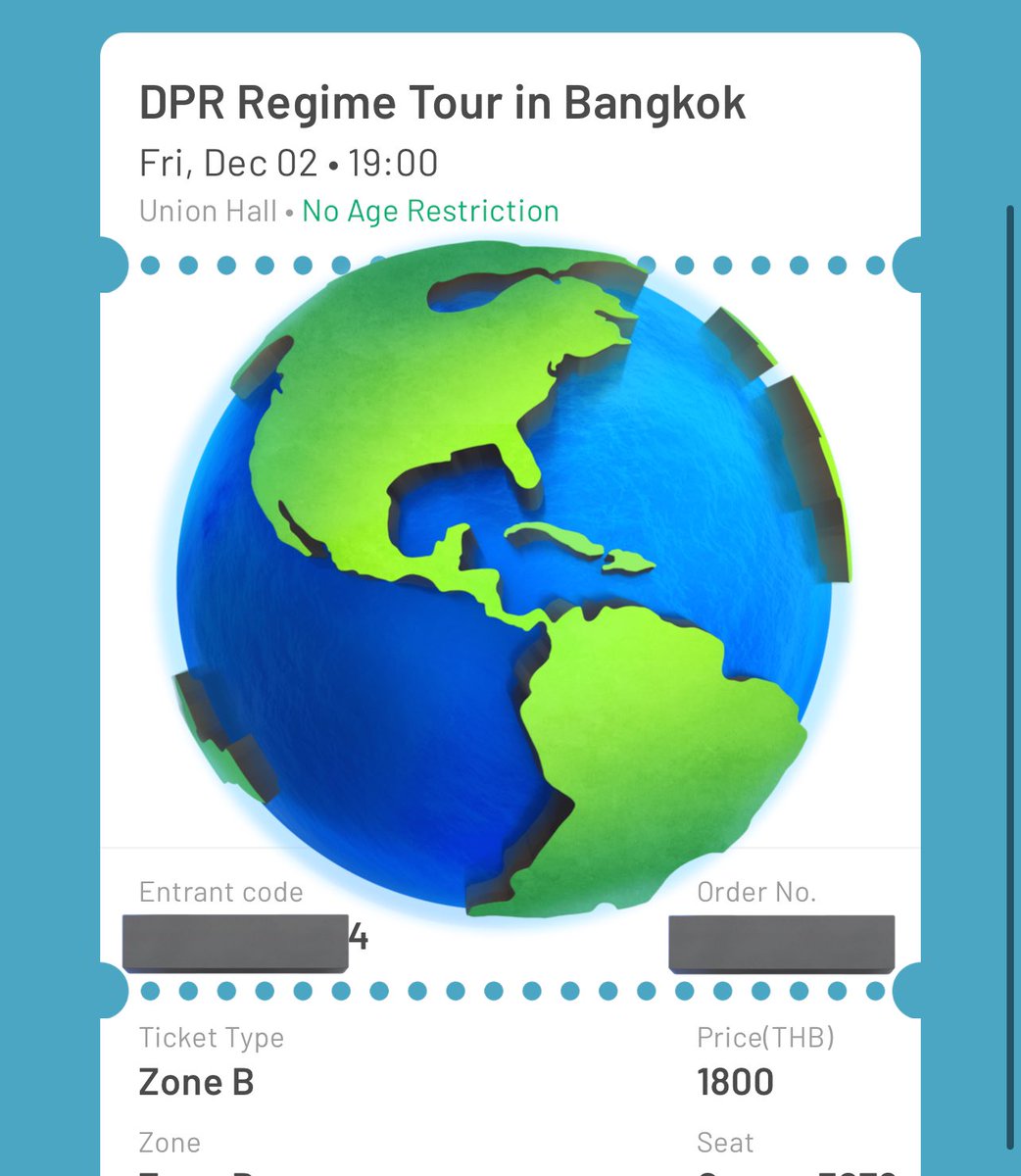 tannannit's tweet photo. ขายบัตร DPR โซน B นัดรับบัตรที่คอนค่ะ ค่อยจ่าย เราปล่อย 1400 ปล่อยเพราะไปโซน A #DPRRegimeTourinBangkok #DPR #DPRconcert #ขายบัตรคอน https://t.co/BvLHtbv8IO