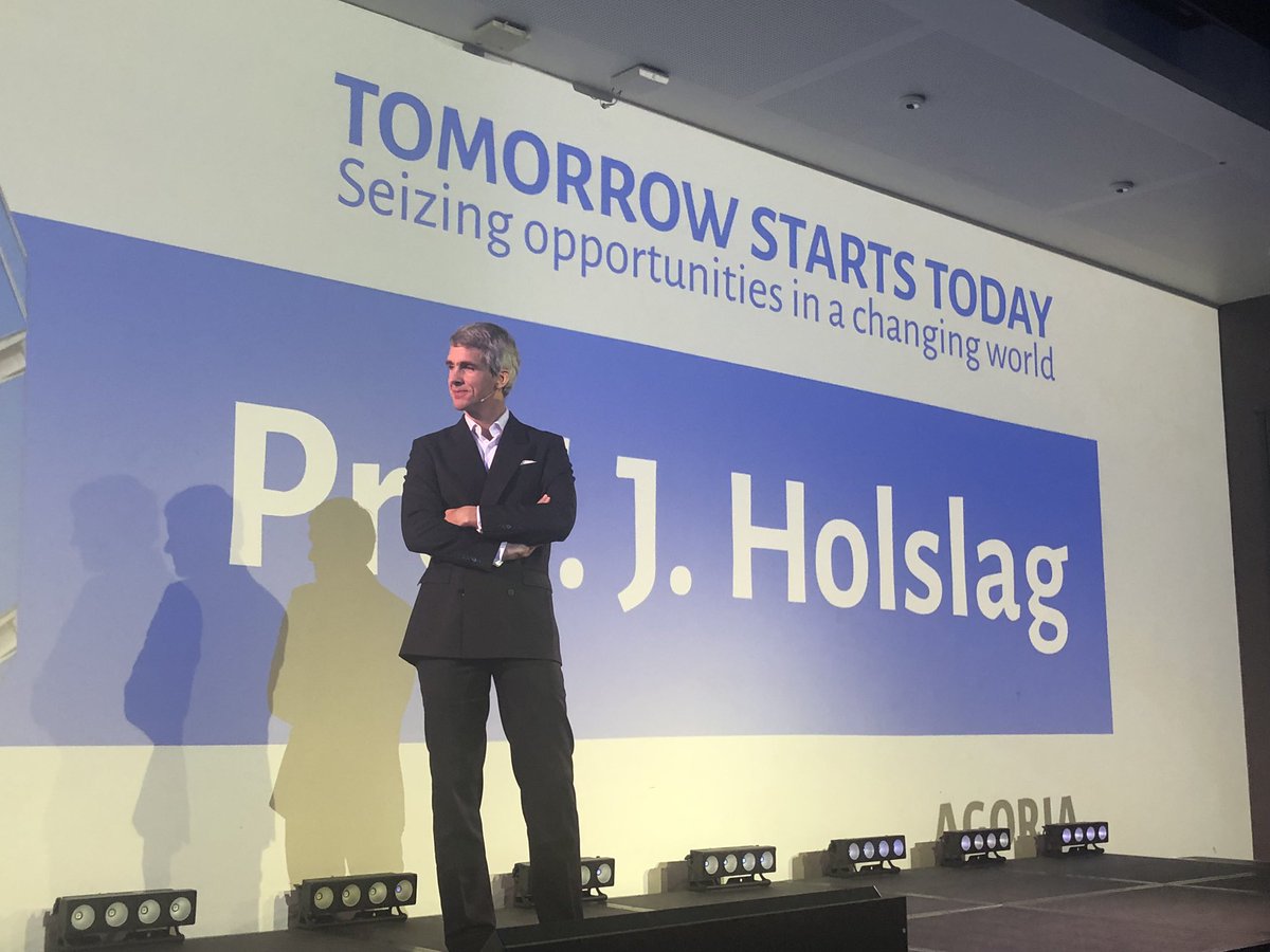 A very inspiring vision of Professor Holslag about the dynamic of the world  regarding social and economical challenges and the values that may be driving forces to make it more sustainable and resilient #Agoria_fr #Agoria_nl