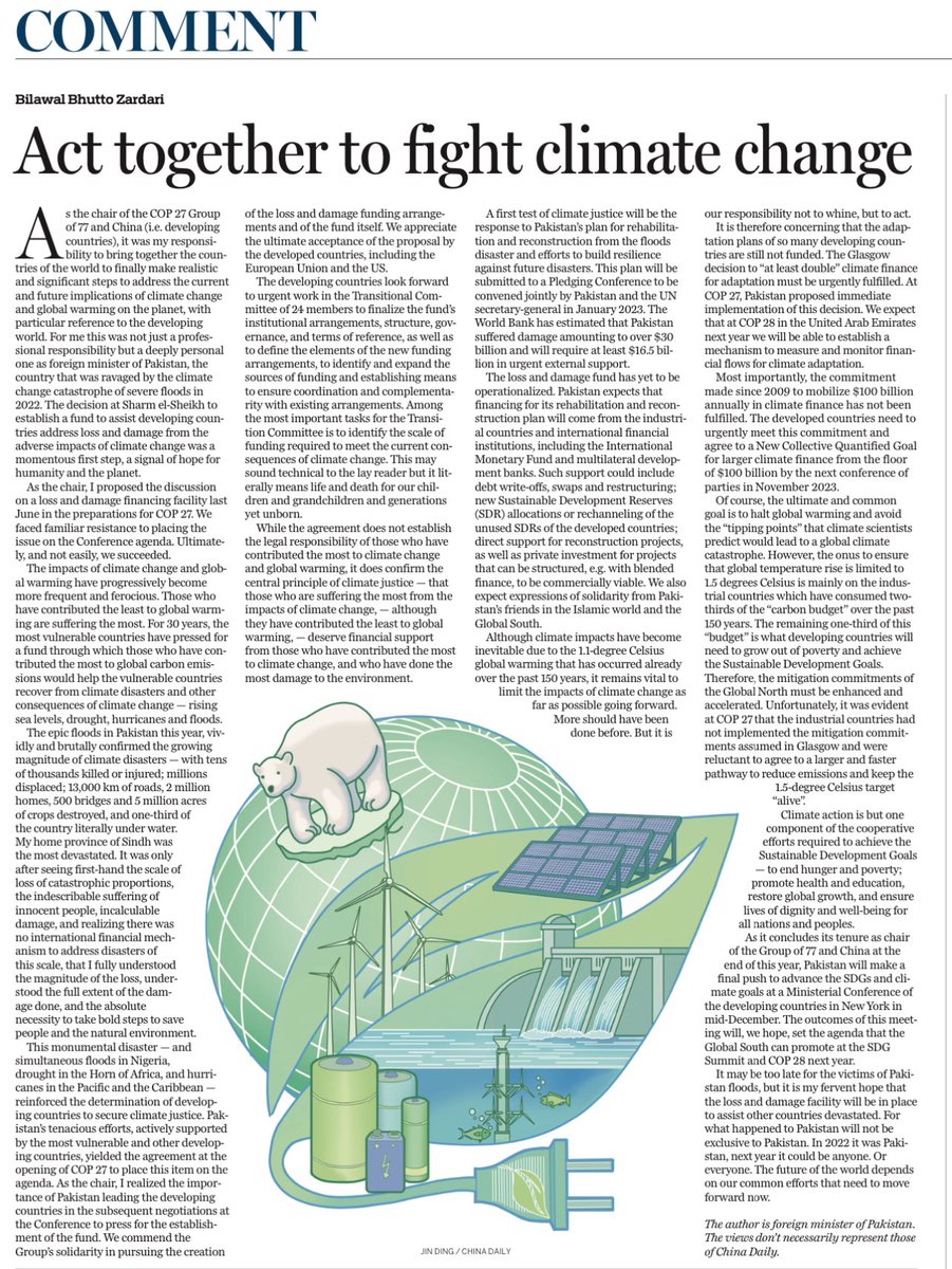 BBhuttoZardari's tweet photo. Climate Justice Finally Arrives Through the New Global Loss and Damage Fund https://t.co/ZwB0UTlxPu via @pass_blue https://t.co/FsQlVpa5YS