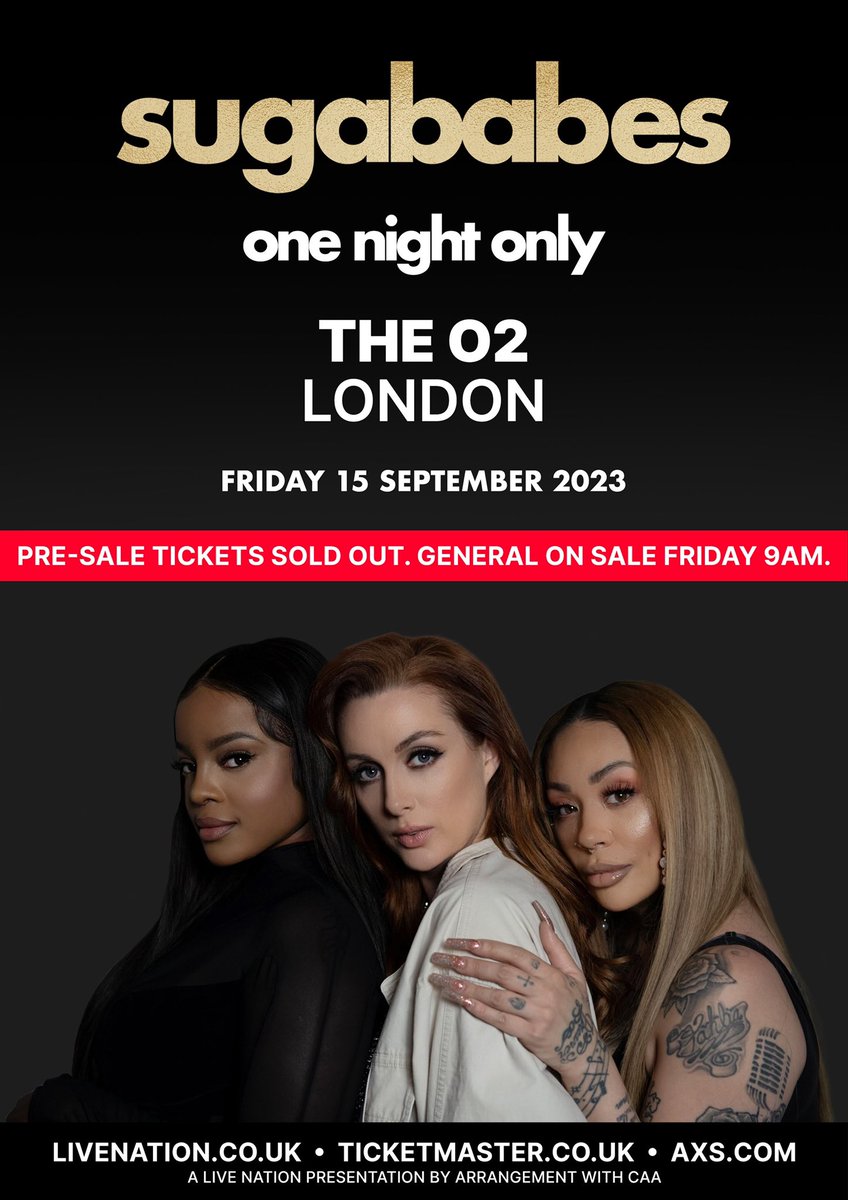 General on-sale Tomorrow at 09:00 (GMT) 💫✨ 

Be ready! (Link in bio)