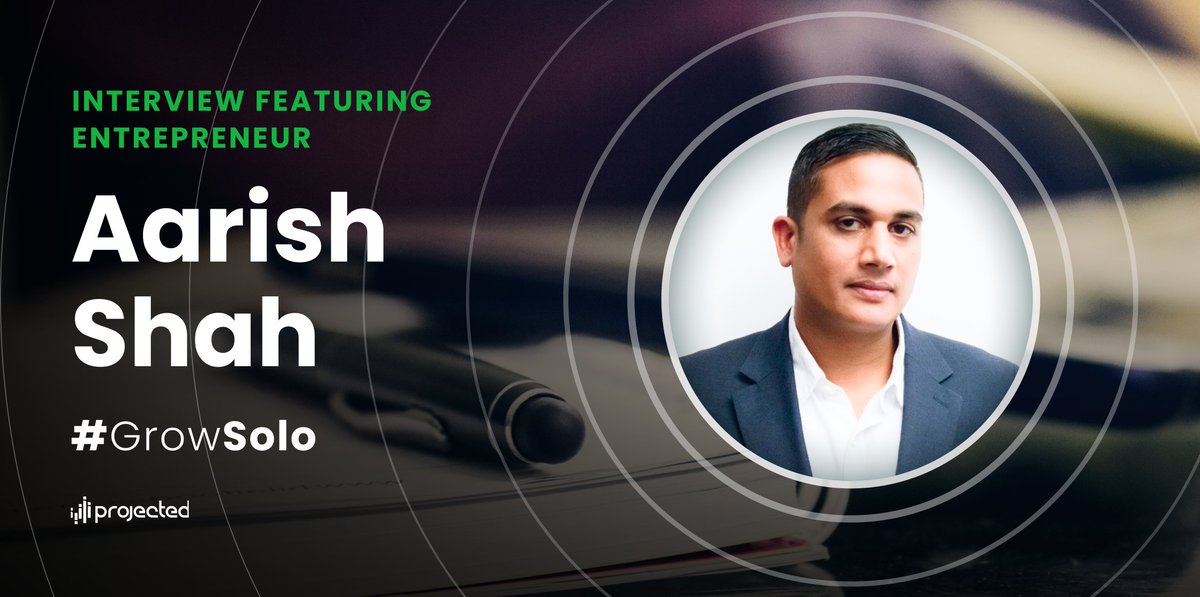 In the latest in our #GrowSolo series, we speak to Founder and entrepreneur <a href="/adsinuk/">Aarish Shah</a> 

Aarish has been around the startup ecosystem for nearly 20 years, working in various roles and founding several of his own businesses.

Read the interview: bit.ly/3uhsvxS