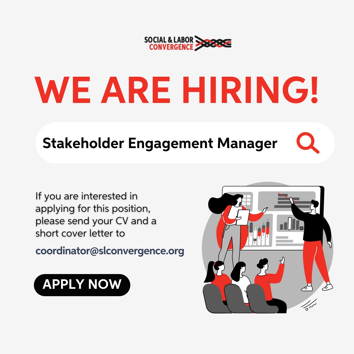 Looking for an opportunity to work in a mission driven multi-stakeholder organization?

We’re #hiring! Come and join our dynamic growing team!  Find out more about the role here: slconvergence.org/updates/vacanc…