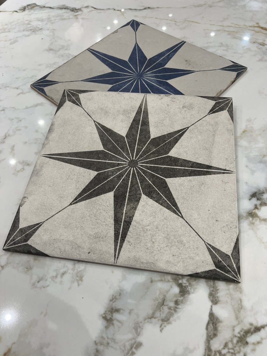 ReesTiles1's tweet photo. Return of the Star tile, with a difference! Now 30x30cm with a single star design on. In stock in the New Year, in 2 colours; black and blue.
#startile #stars #statementtiles #bathroomdesign #tiles #tilesofinstagram #ihavethisthingwithtiles #bathroomtiles #interiors #tileinspo https://t.co/oDyiUkO5Oj