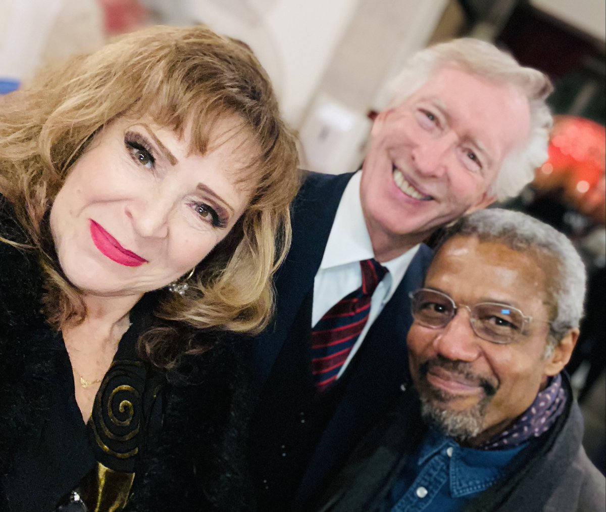 With Foundation Patrons Harriet Thorpe and Hugh Quarshie at St James's Church Christmas Gala Concert - a great way to start the run up to Christmas!