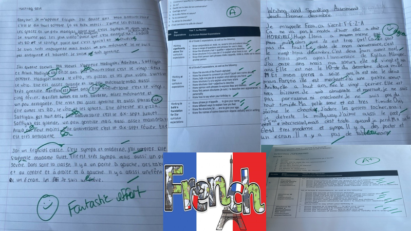 edengirlsslough's tweet photo. Our Y7 pupils have produced some outstanding French work, meeting the high standards set in our Curriculum-Related Expectations. #French #HardworkPaysOff #Ambition #Dedication #SettingHighStandards #PupilExcellence https://t.co/dpSvLHyvX6