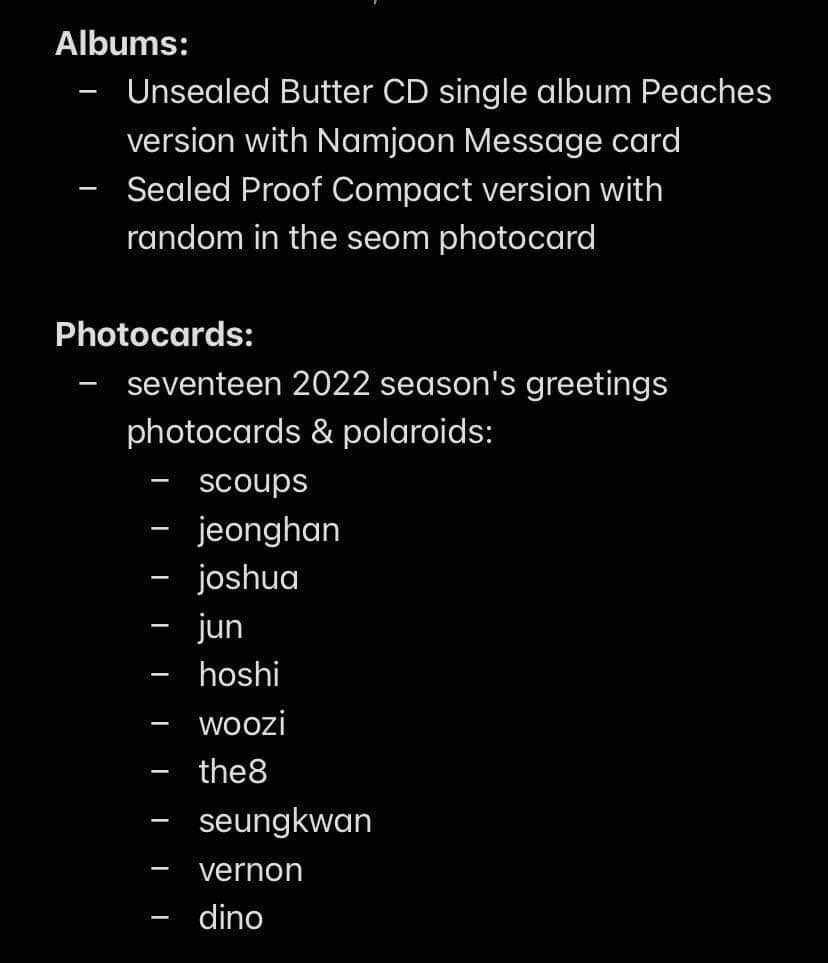 GAM3B01LUVR's tweet photo. ‼️GIVEAWAY ‼️
win any photocard or album of your choice (see list below)

💗 rt this twt
💗 like &amp; comment on all posts of this tiktok acc https://t.co/1N6z9ka2g1
💗 reply to this twt with proof &amp; tag 2 friends!

🎁 8 pcs &amp; 2 albums to be given!

🏷 bts svt seventeen giveaway https://t.co/8VsMiKSjWC