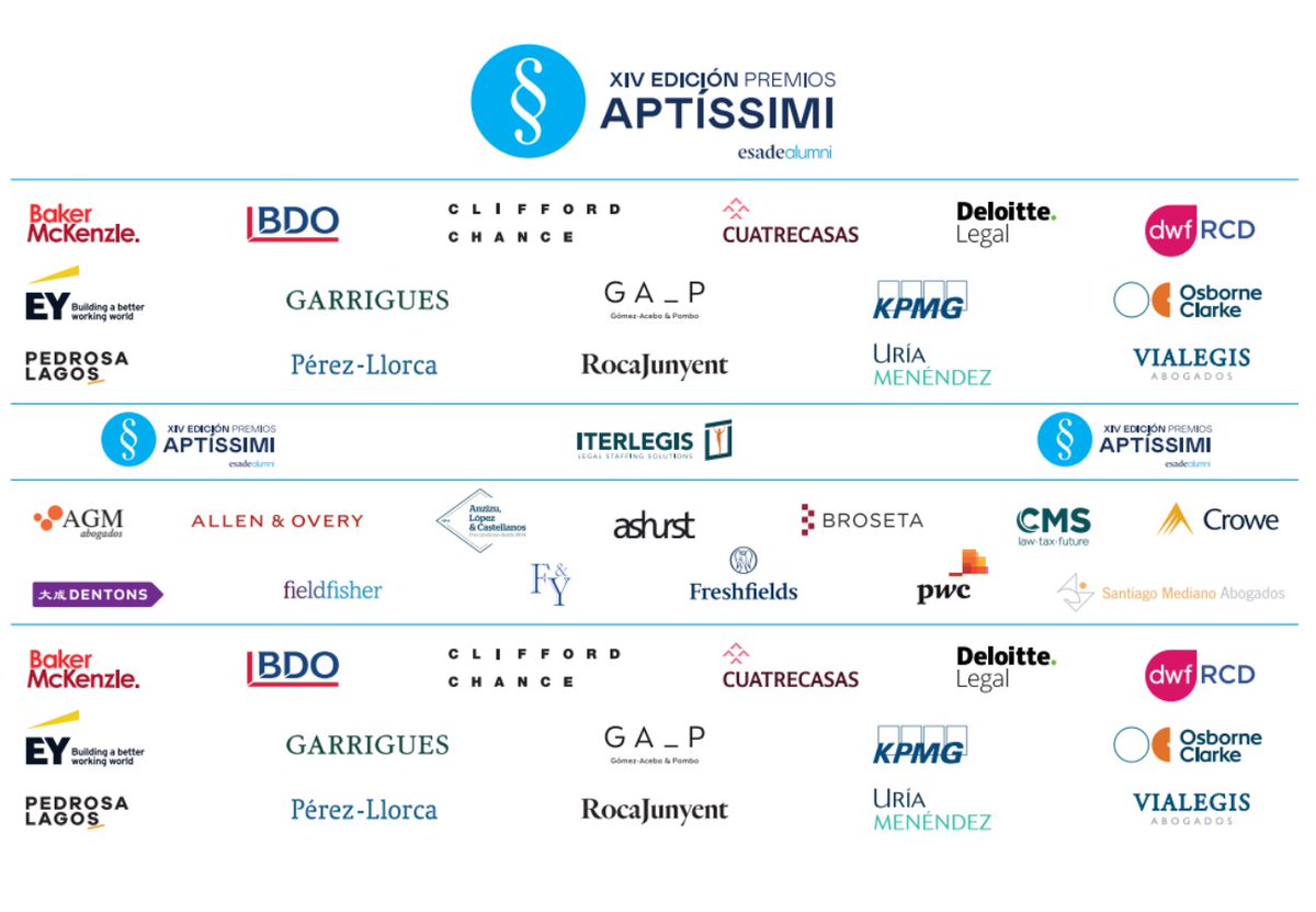 ESADEAlumni's tweet image. 🙏Muchas gracias a todos los patrocinadores que nos han acompañado en esta edición 
#Aptissimi #EsadeAlumni