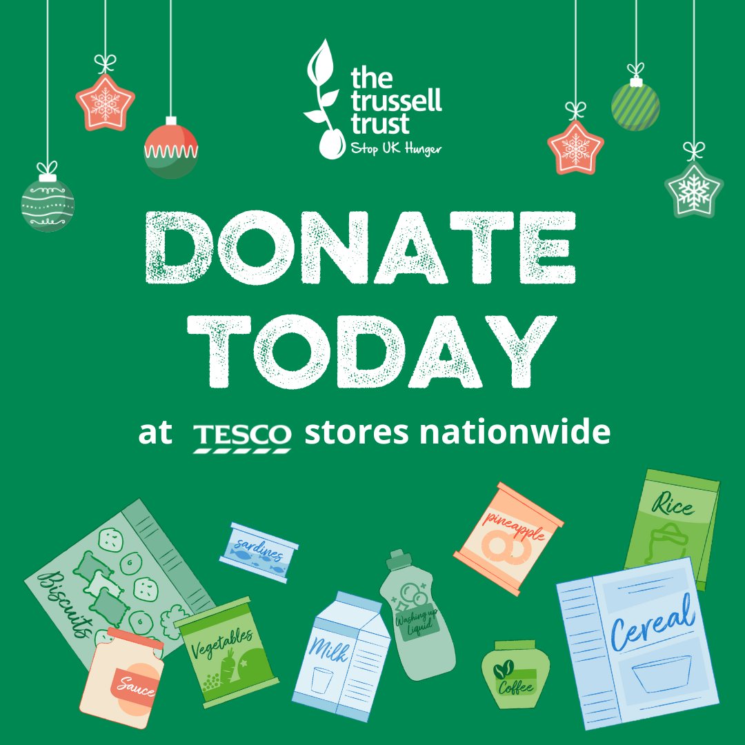 WarringtonFB's tweet image. It&apos;s the first day of our food collection in @Tesco stores! 
Until 3 December, you will be able to donate whilst you shop and help us provide emergency food parcels to people in Warrington this winter. Head to your 
local store to support us. #EveryCanHelp