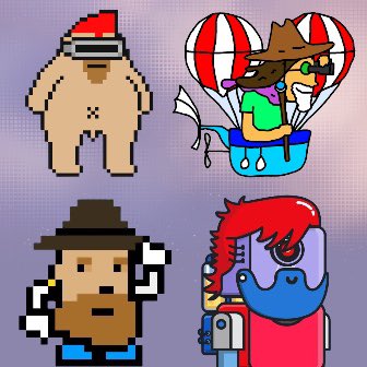 _notjp's tweet photo. Gm Gm ☀️ 
Mystery solved! All 4 of these PFPs share one common trait: facial hair 🧔‍♂️🤪 And I love them all the same. @larvachads @scallywagsnft @PotatoPunksNFT @robotosNFT @TheBeardosNFT 

#beardos #BEARD #beardoverse https://t.co/6eVbx1eQDy