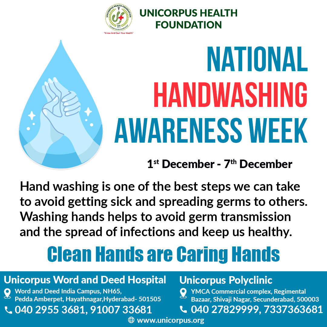 UnicorpusHealth's tweet photo. National Hand Washing Awareness Week and reminds us to be vigilant about hand-washing, especially this time of year because it’s cold and flu season! 
#unicorpuspolyclinic #unicorpushealthfoundation #unicorpus #HandwashAwareness #coldandfluseason #avoidgermspread #avoidinfection https://t.co/OX8RtQZlk0