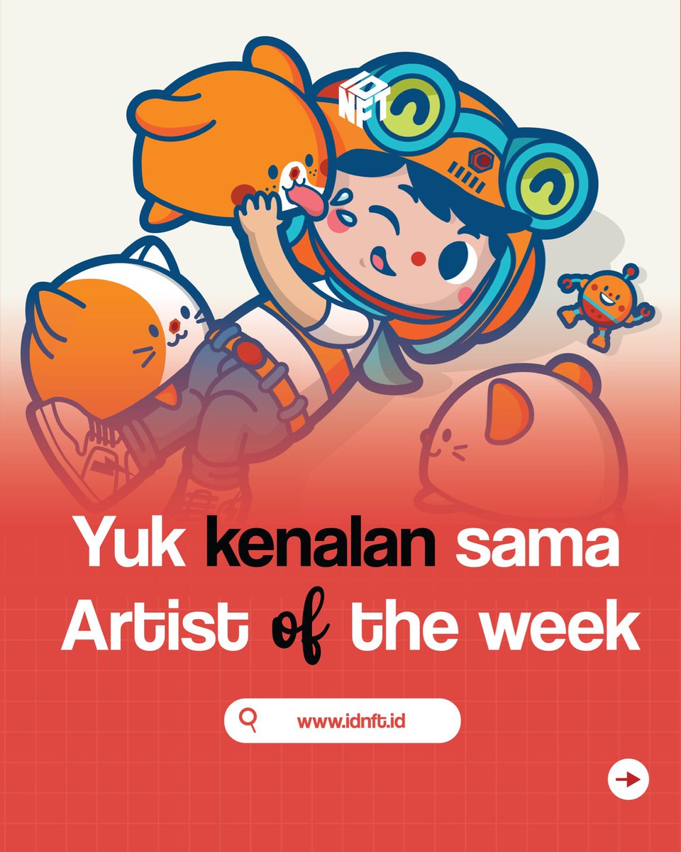 idnft_'s tweet photo. Congratulations @kong_andri 👏🏻!

He was chosen as our next artist of the week in the discord!

Yuk intip profil dan karya-karya dari Kong Andri! 🎉🎨

Mau karyamu ditampilin juga di IDNFT? 
Join our discord dan jangan lupa aktifkan!
🔗Link on bio!

#IDNFT #NFT #ArtistofTheWeek https://t.co/78yLRN9WSp