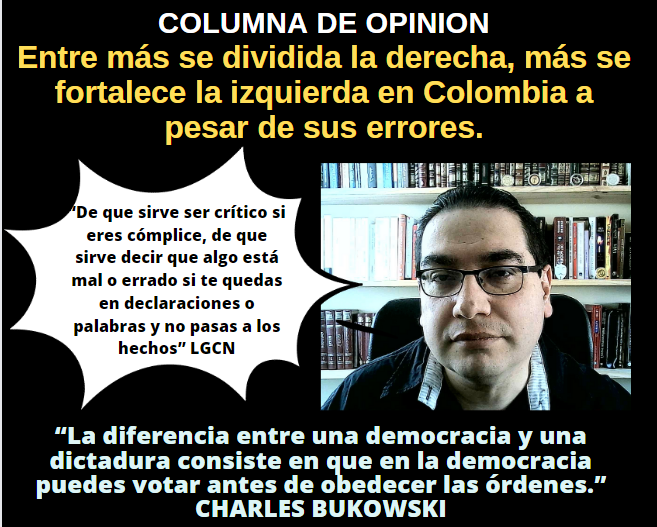 CarrillonavasG's tweet photo. #MañanasBLU Columna de Opinión "Entre más se divida la derecha, más se fortalece la izquierda en Colombia a pesar de sus errores." https://t.co/KEw7QSyELo👈🇨🇴 en este Link la lees @boteroitaly 
@omarbula @HOsornoGir @MariaFdaCabal  @josiasfiesco @Vaneferpanq1911 @Flormita2 https://t.co/H0KrWKiBNY