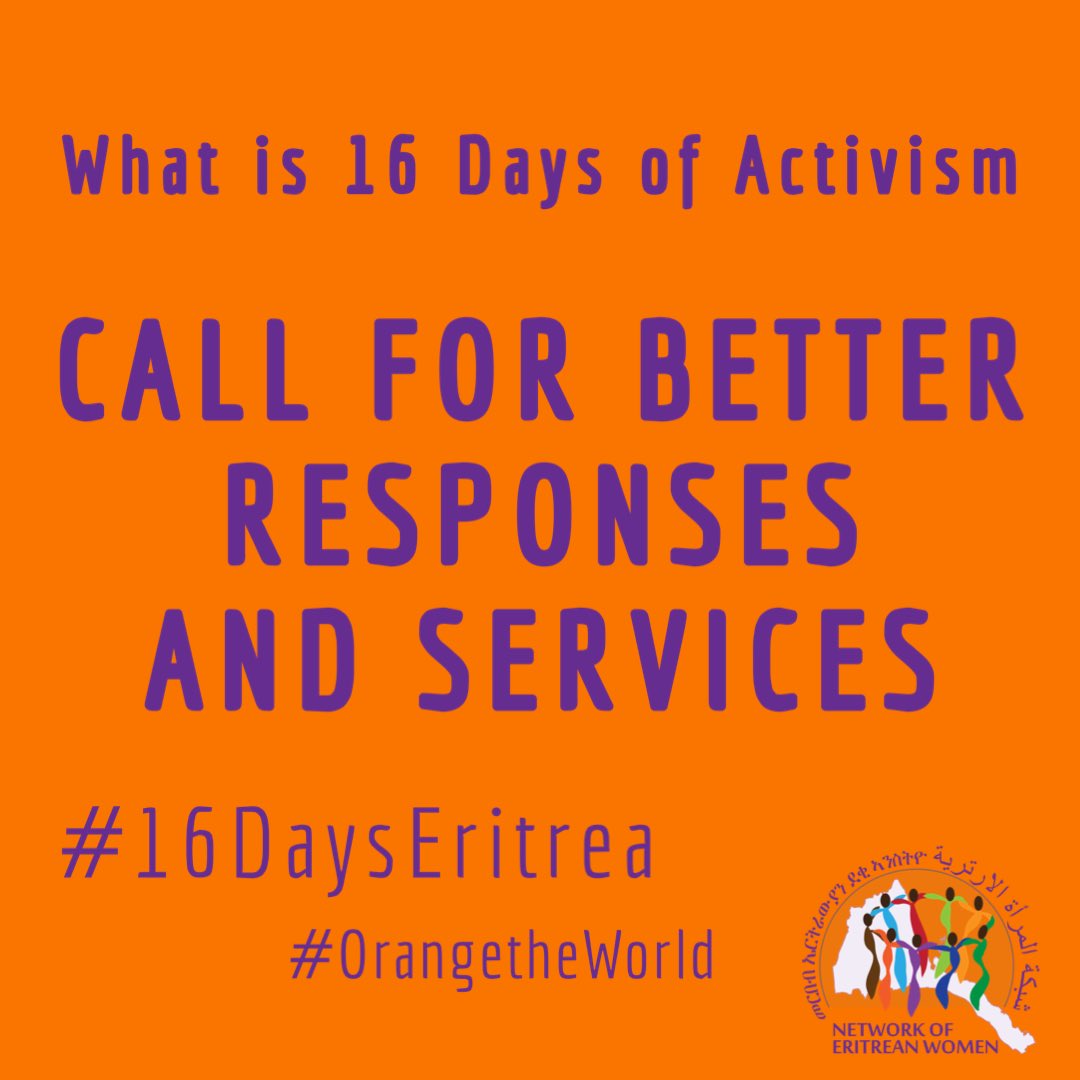 NetworkEriWomen's tweet photo. Day 7 of #16Days of Activism against Gender-based violence.

#16Days
#16DaysEritrea
#16daysofactivism 
#16daysofactivismagainstgenderbasedviolence https://t.co/NtEgSszC5M