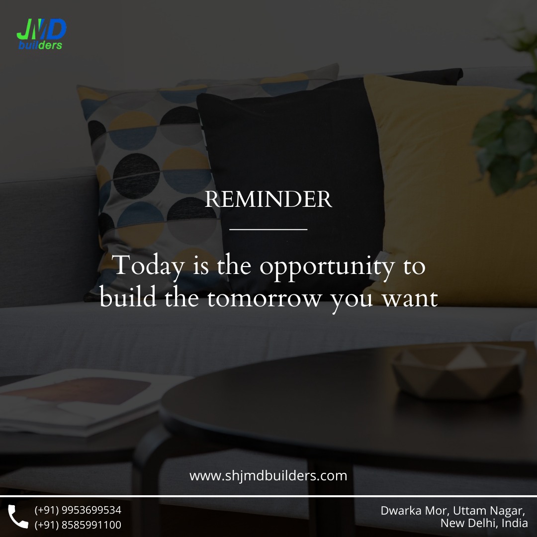 builders_jmd's tweet photo. Reminder:
Today is the opportunity to build the tomorrow you want!
.
.
#home #opportunity #realestateinvesting https://t.co/VAPmlp7s6I