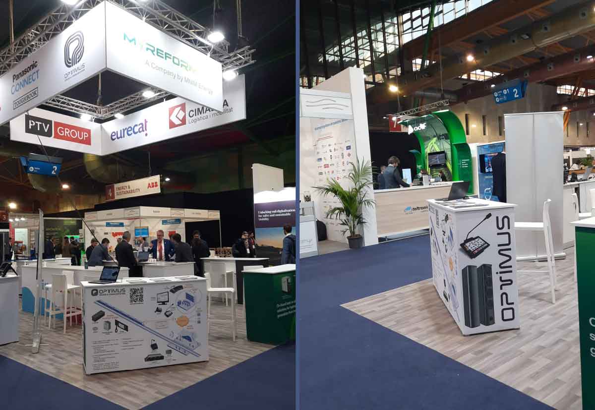 optimussonido's tweet photo. ¡Último día en @RailLive_Malaga! Ven a vernos en el stand agrupado #80 de Railgrup y aprovecha para conocer los productos Optimax2 y el sistema "on board" para la megafonía en los trenes #LastCall #Megafonia #optimussonido https://t.co/VmVZvKGcND